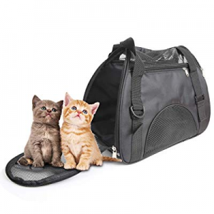 50.0% off LBLA Pet Carrier Soft Side Carrier for Small Cats and Dogs Airline Approved Portable Pet..