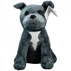15.0% off Shelter Pets Series Two: Magnum - 10" Grey Pitbull Plush Toy Stuffed Animal - Based on R..