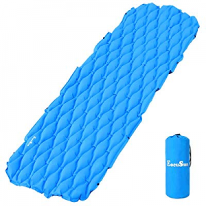 One Day Only！EocuSun Sleeping Pad InflatableLightweight Ultralight Compact Comfy Waterproof Air Ma..