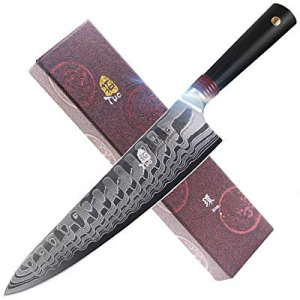 One Day Only！5.0% off Tuo Cutlery Chef‘s Knife 9.5Inch Pro Kitchen Knife-RING-D Series Japanese AU..