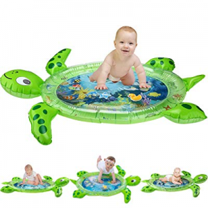 gebra Inflatable Tummy Time Water Mat Sea Turtle Shape Infants & Toddlers Play Mat Toy now 15.0% o..