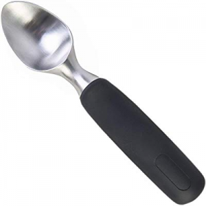 Stainless Steel Ice Cream Scoop - with Comfortable Grips, Black now 20.0% off 