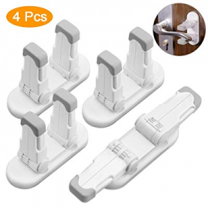 One Day Only！Upgraded Door Lever Locks Child Safety now 25.0% off , 4 Packs Child Proof Door Lever..