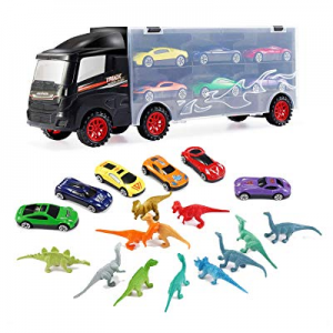 One Day Only！iLifeTech Toy Cars Die Cast Transport Carrier Cars Truck Toy now 40.0% off , 3 Mini D..