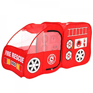 Fire Engine Design Folding Portable Playpen Tent Play Yard Red now 80.0% off 