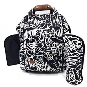 Hiphop diaper bag backpack for men By the physics of hiphop.  Water resistant now 10.0% off , carr..