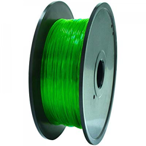 TPU Filament 1.75mm,3D Printer Filament, Geeetech 1.75mm TPU Filament, 0.4KG Spool, Trans Green no..