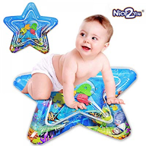 Nice2you Tummy Time Mat now 60.0% off , Water Playmat as Fun Time Play Activity Center,Splashing W..