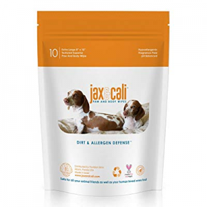 10.0% off JAX & CALI Pet Wipes – Natural Textured Paw and Body Wipes – Holistic – Hypoallergenic –..