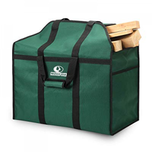 MOSSY OAK Firewood Log Carrier and Log Tote Bag for Fireplaces & Wood Stoves(Green) now 60.0% off 