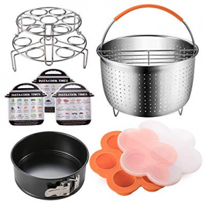 Accessories Set Compatible with Instant Pot 6 now 50.0% off ,8 QT, Steamer Basket with Divider, Sp..