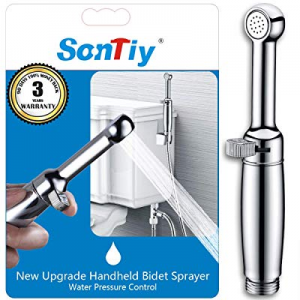 Hand Held Bidet Sprayer for Toilet now 42.0% off , SonTiy Baby Cloth Diaper Sprayer Bathroom Jet S..