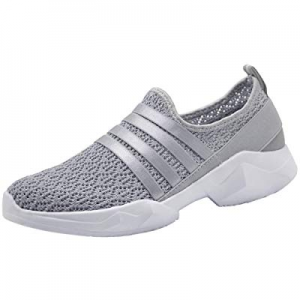 One Day Only！HKR Womens Slip On Fashion Sneakers Summer Breathable Mesh Shoes now 60.0% off 