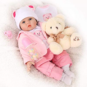 One Day Only！CHAREX Reallike Reborn Baby Dolls now 20.0% off , Handmade Realistic Silicone Weighte..