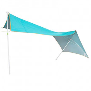 One Day Only！#WEJOY Beach Umbrella 2-3 Person Multi-Function Sun Shelter UV Protection Canopy Quic..