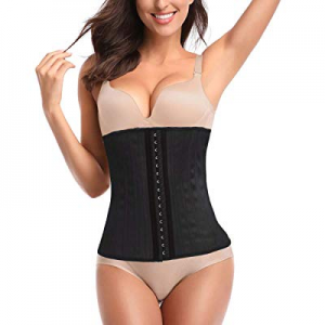 15.0% off Slimerence Women's Latex Waist Trainer Corsets for Weight Loss Sports Girdle Tummy Fat B..