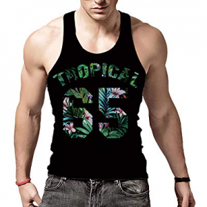 30.0% off TUONROAD Mens Boys Tank Tops 3D Printed Colorful Graphic Funny Casual Vest Bodybuilding ..