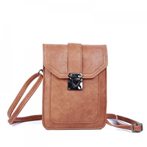 50.0% off TENXITER Small Purse Vegan Leather Crossbody Bags for Women Multi Pocket Cell Phone Wall..