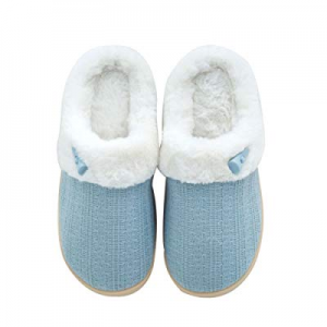 NineCiFun Women's Slip on Fuzzy Slippers Outdoor House Slippers Fur Lined now 51.0% off 
