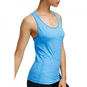 One Day Only！55.0% off Women's Summer Yoga Tank Tops Racerback Stretchy Activewear Yoga Shirts Qui..