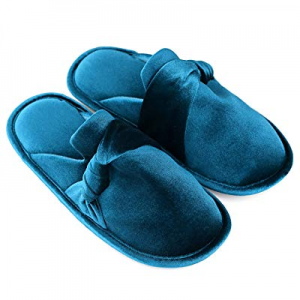 One Day Only！50.0% off Dasein Women's Indoor Slippers Slip on House Shoes Ladies Light Velvet Cozy..