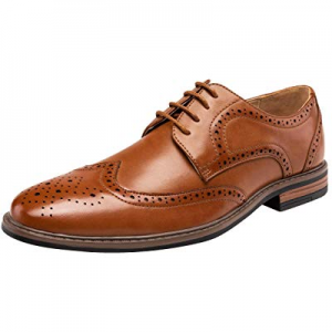VEPOSE Men's Dress Shoes Classic Brogue Oxford Business Wingtip Shoes now 35.0% off 