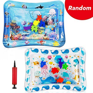 40.0% off D-FantiX Water Playmat Inflatable Baby Tummy Time Water Mat BPA Free Stimulation Toys fo..