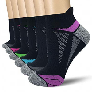 AKOENY Women's Performance Athletic Running Socks with Tab (6 Pairs) now 50.0% off 