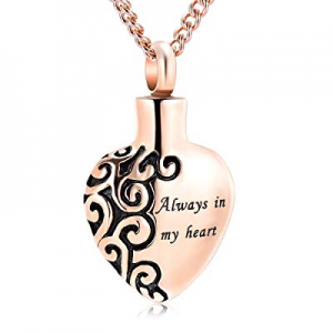 One Day Only！50.0% off Yinplsmemory Cremation Memorial Jewelry Always In My Heart Urn Locket Penda..