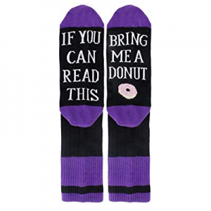 One Day Only！Funny Saying Knitting Word Socks Winter Thick Warm Cotton Crew Socks for women Men no..