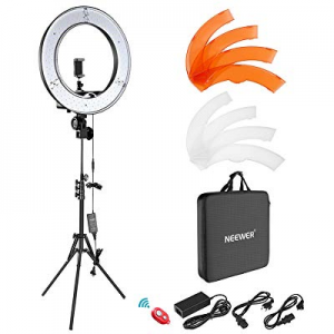 Neewer Ring Light Kit:18"/48cm Outer 55W 5500K Dimmable LED Ring Light now 51.0% off , Light Stand..