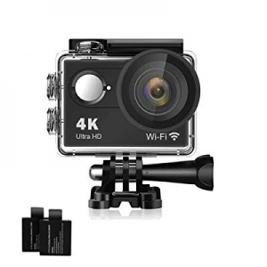 50.0% off Action Camera 4K 16MP Underwater Waterproof Camera 170° Wide Angle WiFi Sports Cam with ..