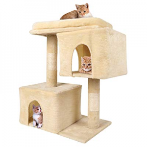 ViFun Cat Tree for Large Cats, Furniture Kitten Activity House with Sisal Posts now 20.0% off 