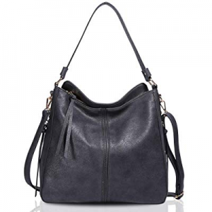 ZOCAI Handbags for Women, Designer Leather Hobo Shoulder Bags Large Crossbody Bag Purse with Tasse..