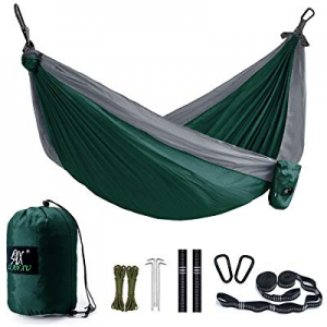 Camping Hammock now 48.0% off , LAX Portable Double Durable Hammock Backpacking, Travel, Hiking, B..