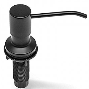 Soap Dispenser for Kitchen Sink (Black Matte), Refill From the Top now 25.0% off 