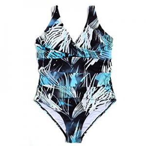 One Day Only！SEARTIST Plus Size High Waisted Swimsuit, Retro One Piece Bathing Suit for Women now ..