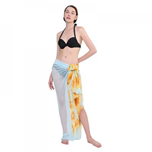 One Day Only！ZORJAR Sarong Wrap Beach Cover Up Chiffon Large Oversize Scarf now 65.0% off 
