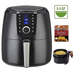 Nattork Air Fryer now 50.0% off , 5.8 Quart Electric Hot Air Fryers with Recipes, 12-in-1 Oven Oil..