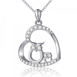 Sterling Silver Forever Love Animal Heart Pendant Necklace Earrings Rings for Women Girls now 50.0..