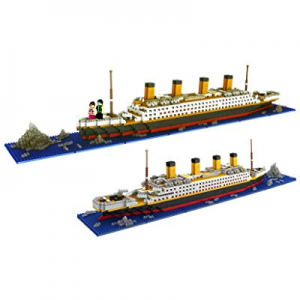 dOvOb Nano Blocks Titanic Model Building Set with 2 Figure now 30.0% off , 1872 Piece Mini Bricks ..