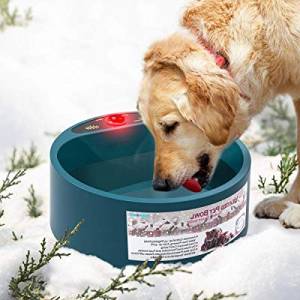 PETLESO Heated Dog Water Bowl - Outdoor Dog Water Bowl for Small to Large Dogs now 40.0% off 