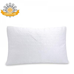 MOONATURE Shredded Memory Foam Bed Pillow Hypoallergenic Washable Bamboo Pillow Cover now 40.0% of..