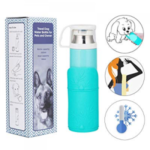 ADOGGYGO Portable Dog Water Bottle for Walking now 50.0% off , Travel Water Dispenser for Dogs Cat..