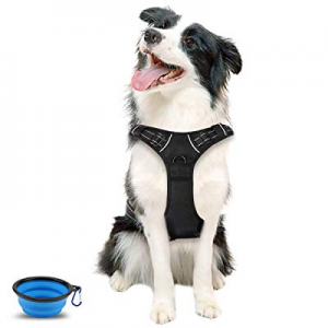 70.0% off Keenstone Dog Harness No-Pull Pet Padded Vest Adjustable Outdoor Pet Vest 3M Reflective ..