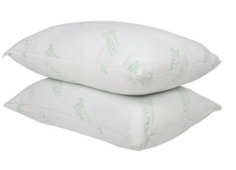 4 Off Bamboo Polyfill Pillows Jumbo 2 Pack Sam S Club 10 98