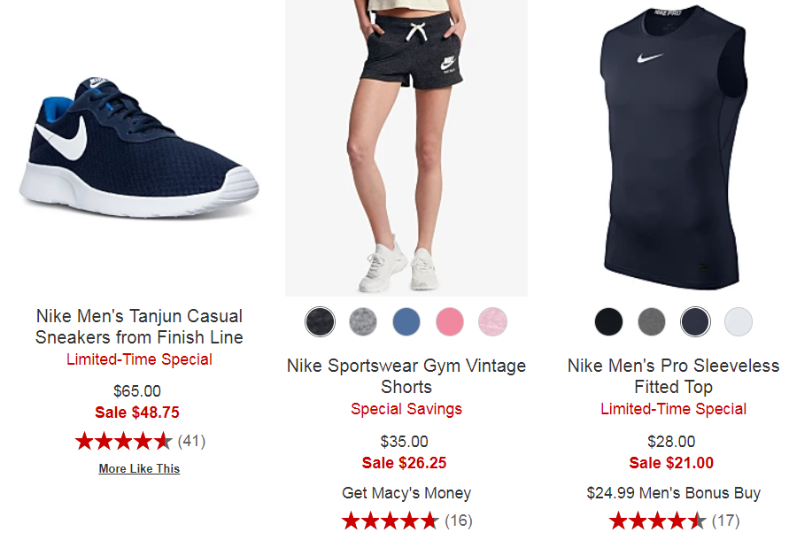 匡威Converse, Nike耐克， Skechers斯凱奇等品牌鞋子特賣@Macy's 低至4折- Extrabux