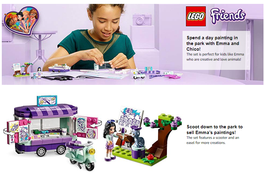 emma's art stand lego