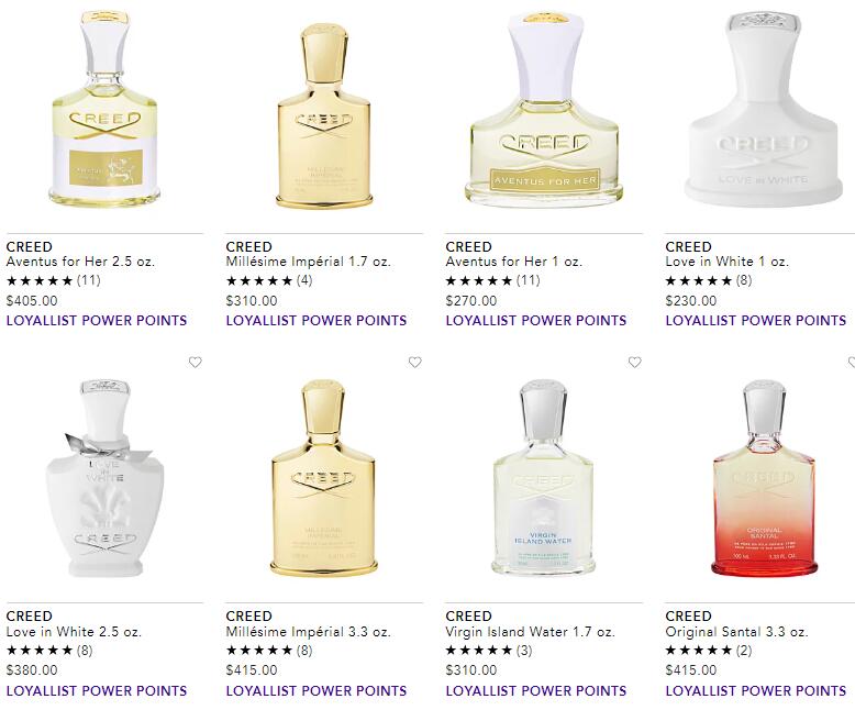 全球哪里买creed香水最便宜 海淘网站 差价对比 优惠码 7 返利 Extrabux