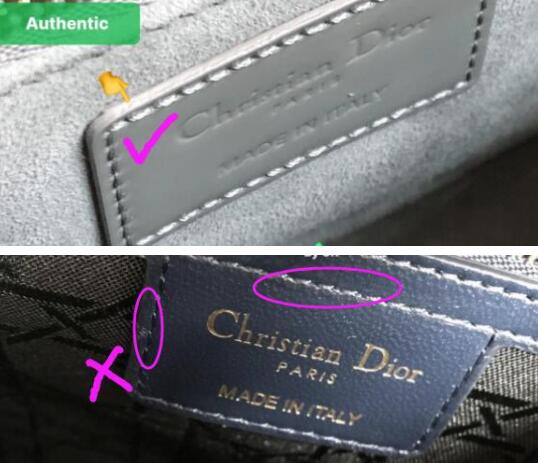 Lady Dior Bag Authentic vs Fake Guide 